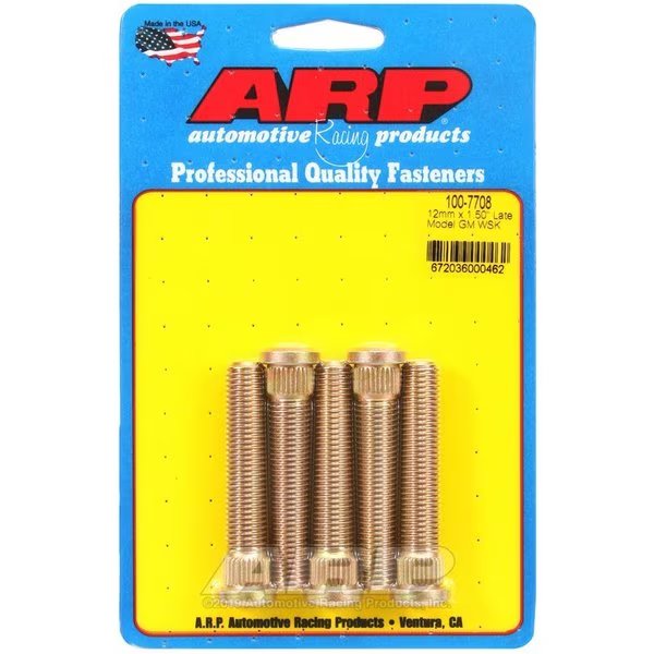 LATE MODEL GM M12 X 1.50IN WHEEL STUD KIT, Arp, Mfr#: 100-7708